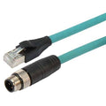 Category 5e M12 4 Position D Code SF/UTP Industrial Cable, 2.0m X76894