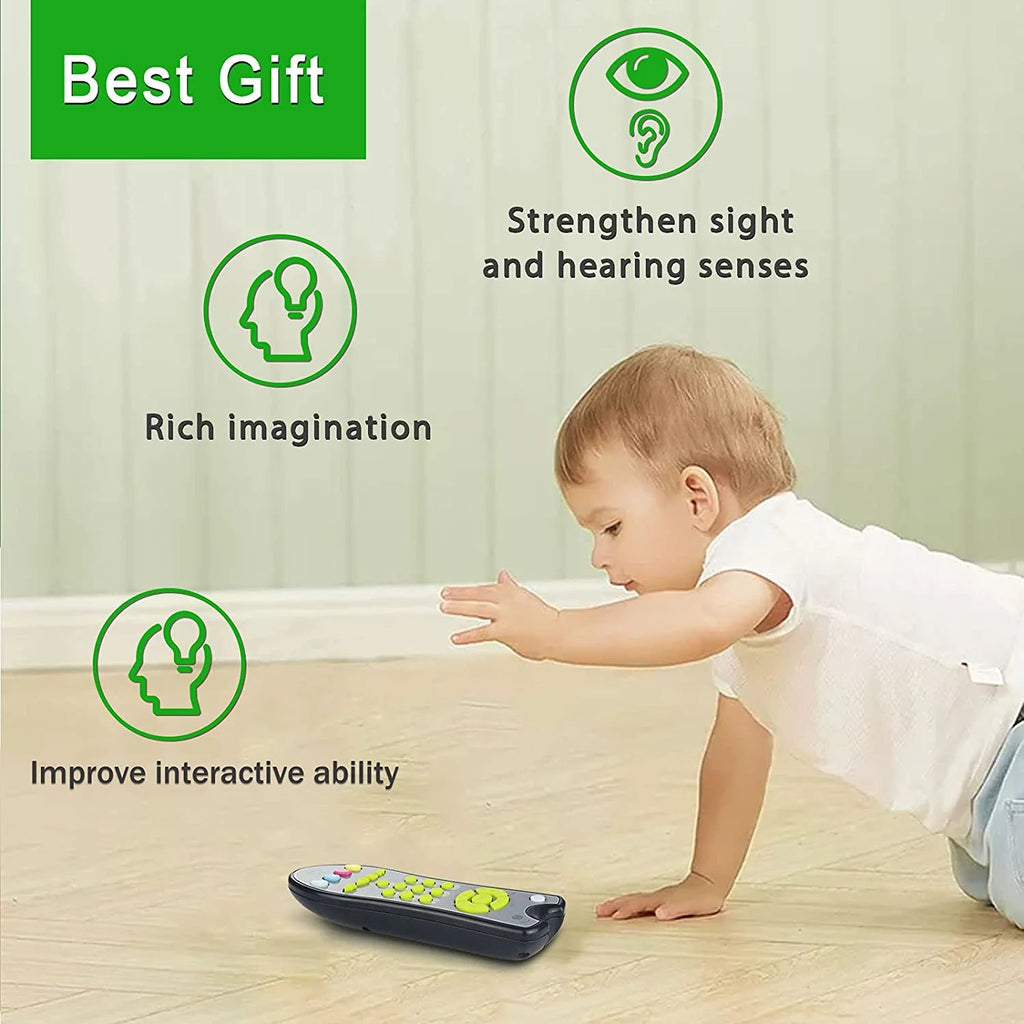 Gray TV Remote Control Toy with Light and Sound R632