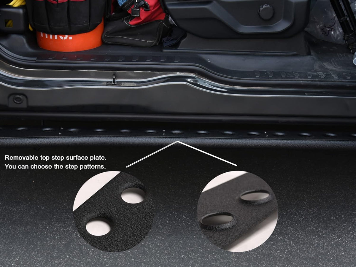 Textured Black Side Step Running Boards S8322