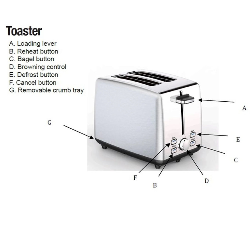 2 Slice Toaster Z7561