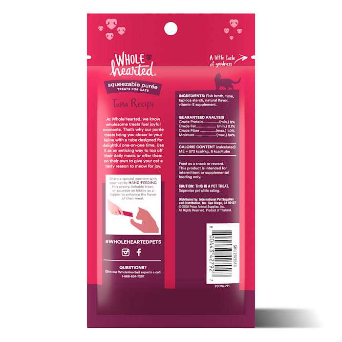 Tuna Recipe Puree Squeezable Cat Treats T83725
