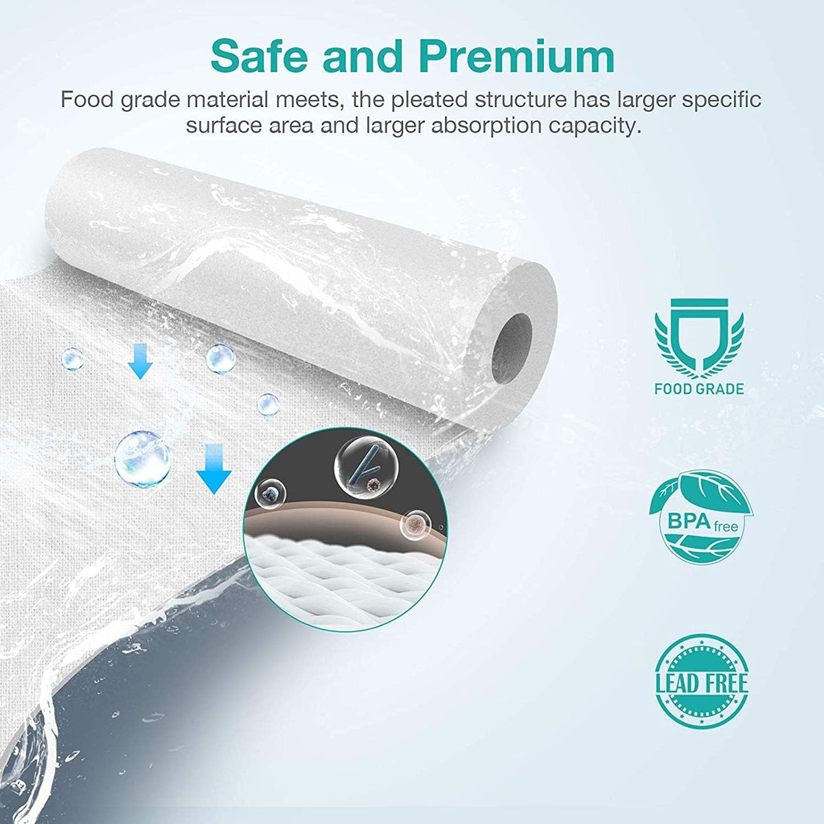 10 x 2.5 Whole House Sediment Water Filter Cartridge Replacement, 20-Pack Pack of 2 K65283