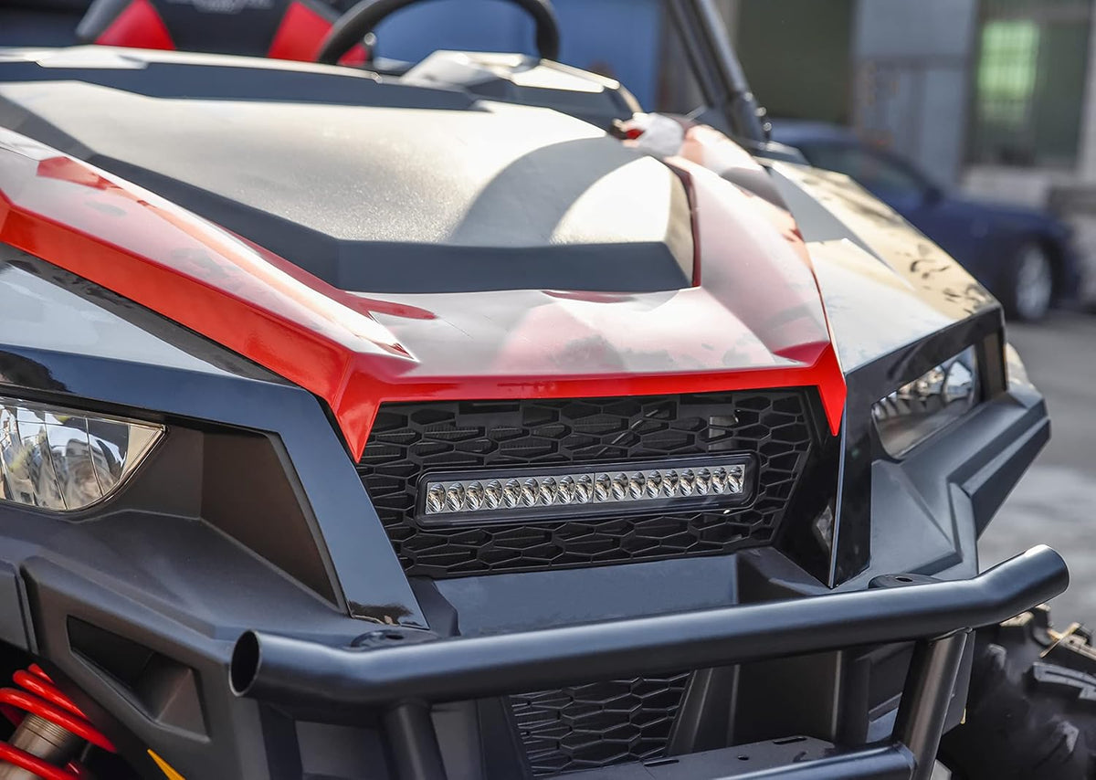 Mesh Grille with LED Light Bar for Polaris General 4 1000 M505457