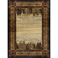 Black Rectangle Rug A45538
