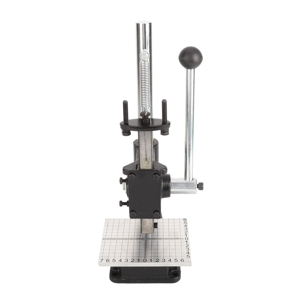 Leather Hole Puncher with Aluminum Plate with Scale Table I379