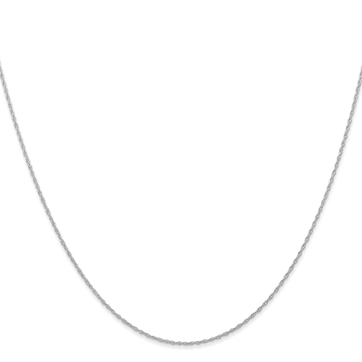 14K White Gold Cable Chain Necklace 24 Inches O92536