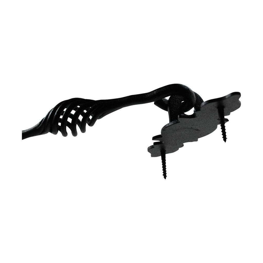 Black Wrought Iron Birdcage Cabin Hook I304363