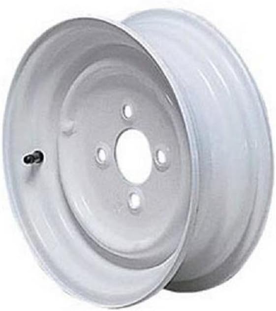 10in. x 6in. Silver Trailer Wheel S8088