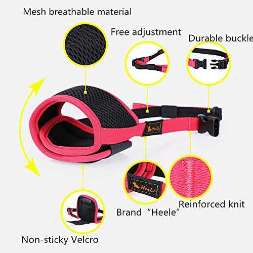 Soft Nylon Adjustable Dog Muzzle L2299