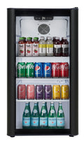 Glass Door Display Refrigerator 3.1 cu ft Black F525314