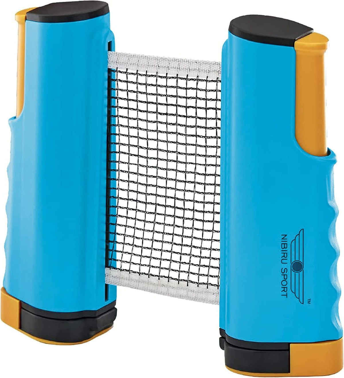 Ping Pong Paddles Set with Retractable Net and Storage Case, Pack of 2 O653316