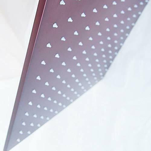 Oil Rubbed Bronze Ceiling Mount Rainfall LED Shower Head with Shower Arm F54249