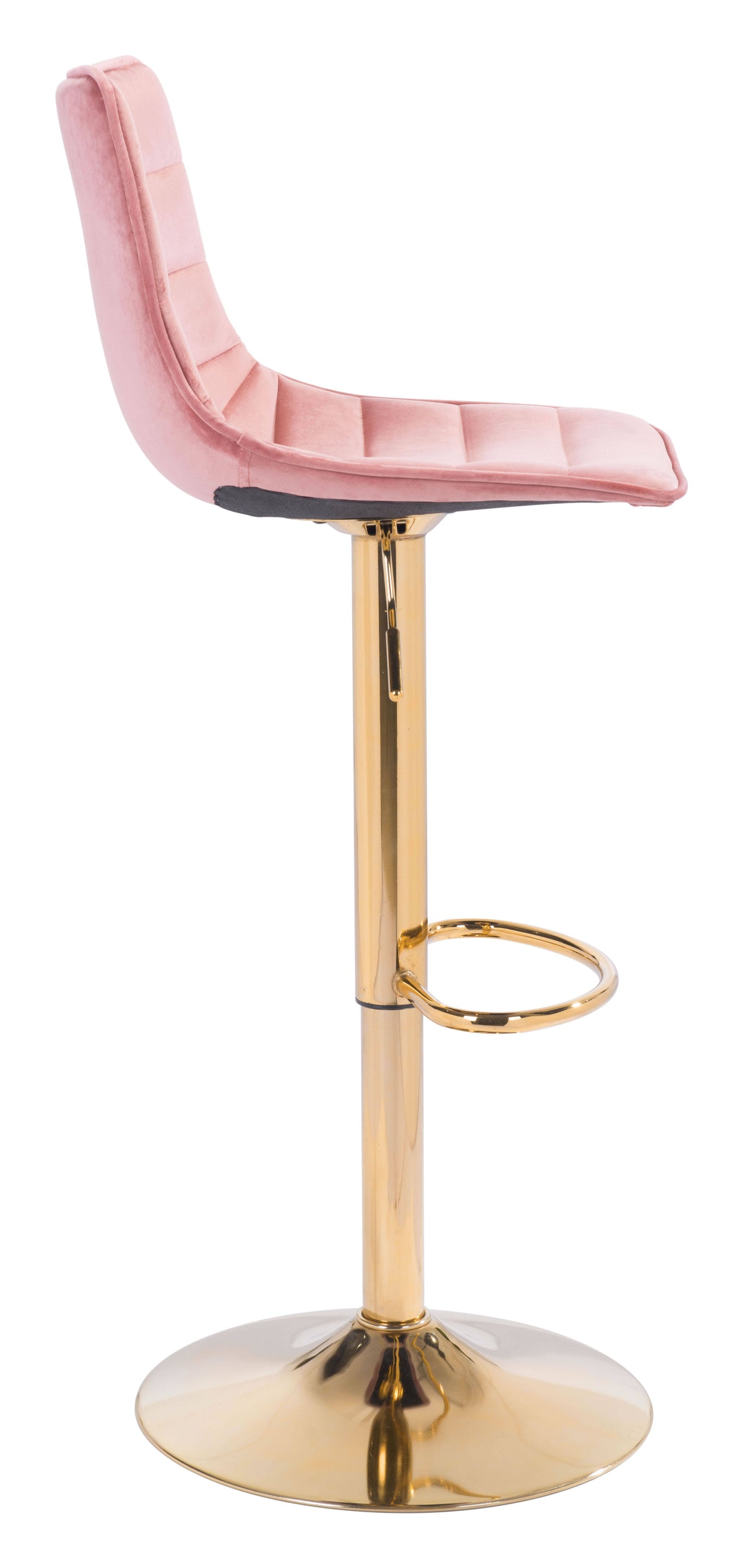Pink & Gold Bar Chair S21824