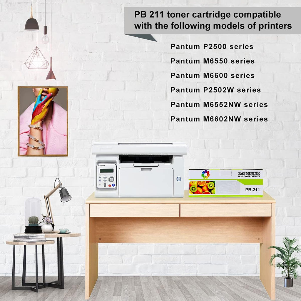 Replacement Compatible Toner Cartridge for Pantum Printer, 2 Pack W5680