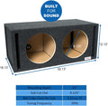 10” Dual Vented Subwoofer Enclosure O892