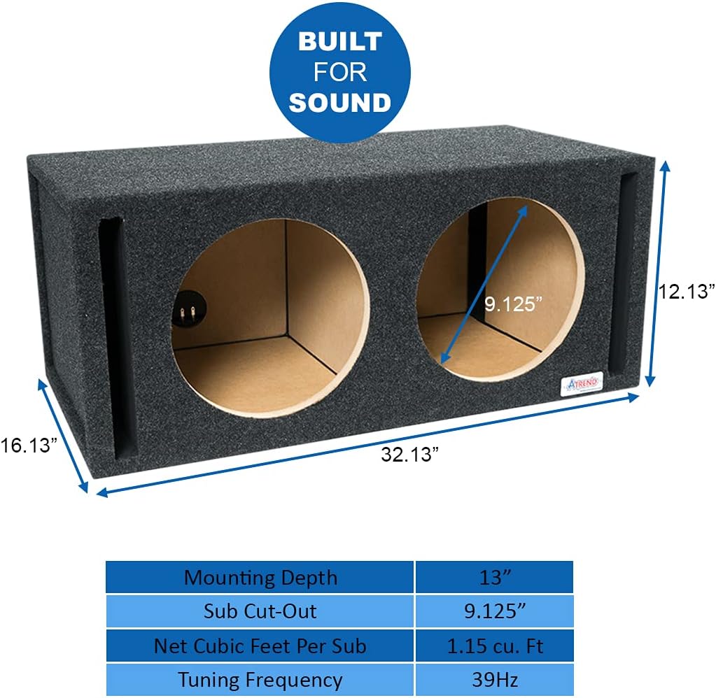10” Dual Vented Subwoofer Enclosure O892