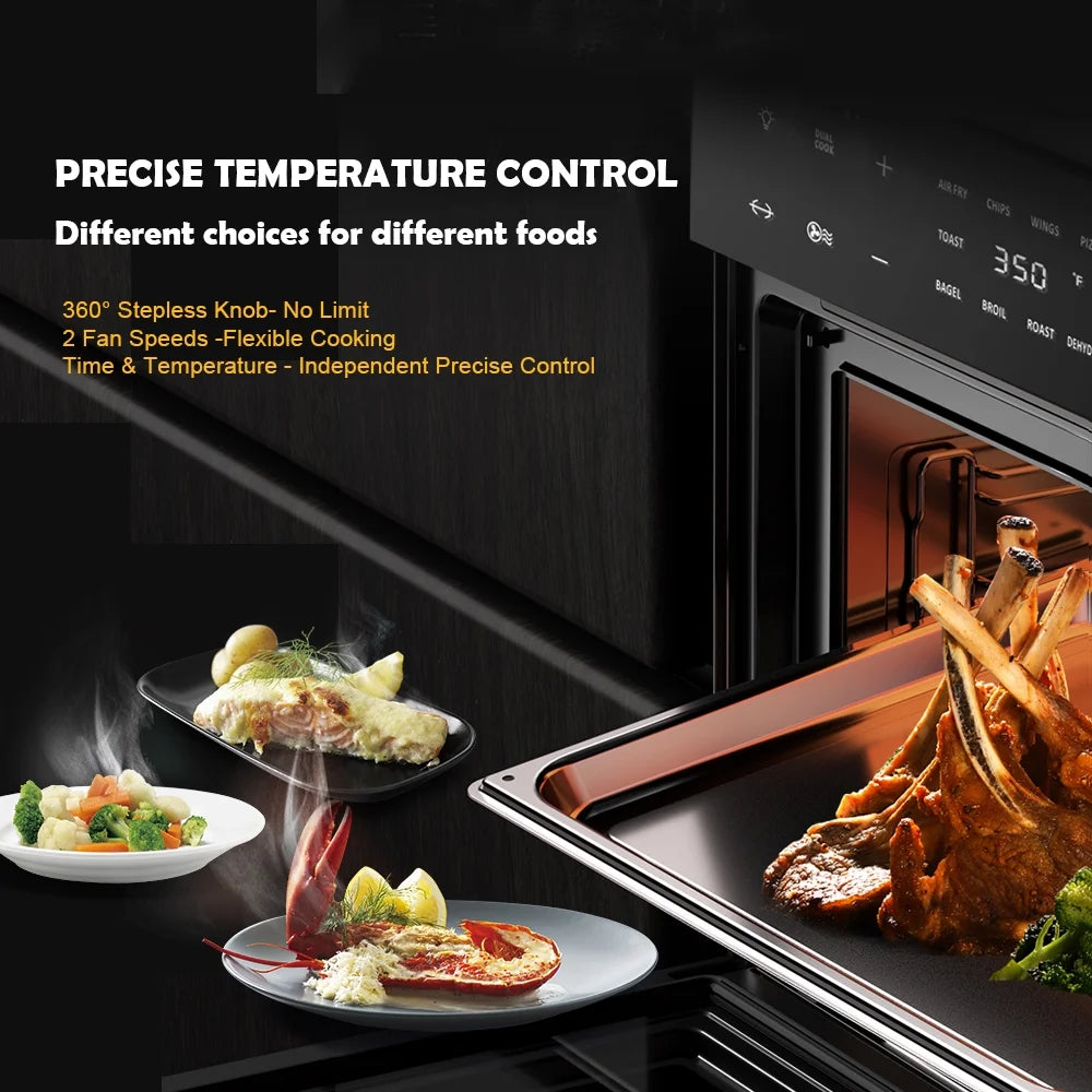 18-in-1 Toaster Oven Air Fryer Combo, 32 Quart Countertop Convection Oven, 1800W R317003