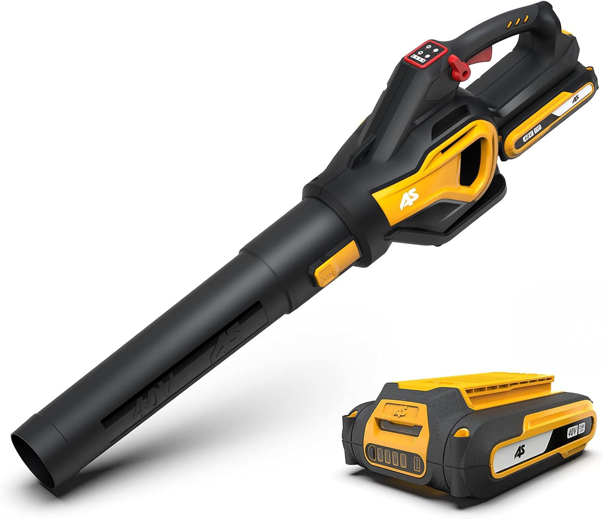 40V Cordless Leaf Blower with 2.5 Ah Battery & Charger, 530CFM B454