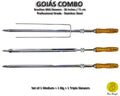 Set of 3 Brazilian Skewers 28" F298