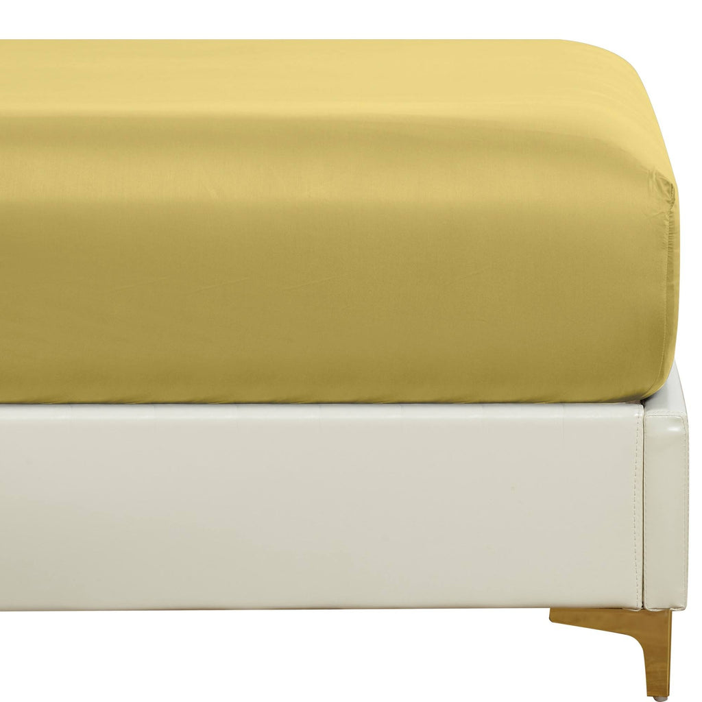 Queen Fitted Sheet, 100% Cotton Sateen M2869