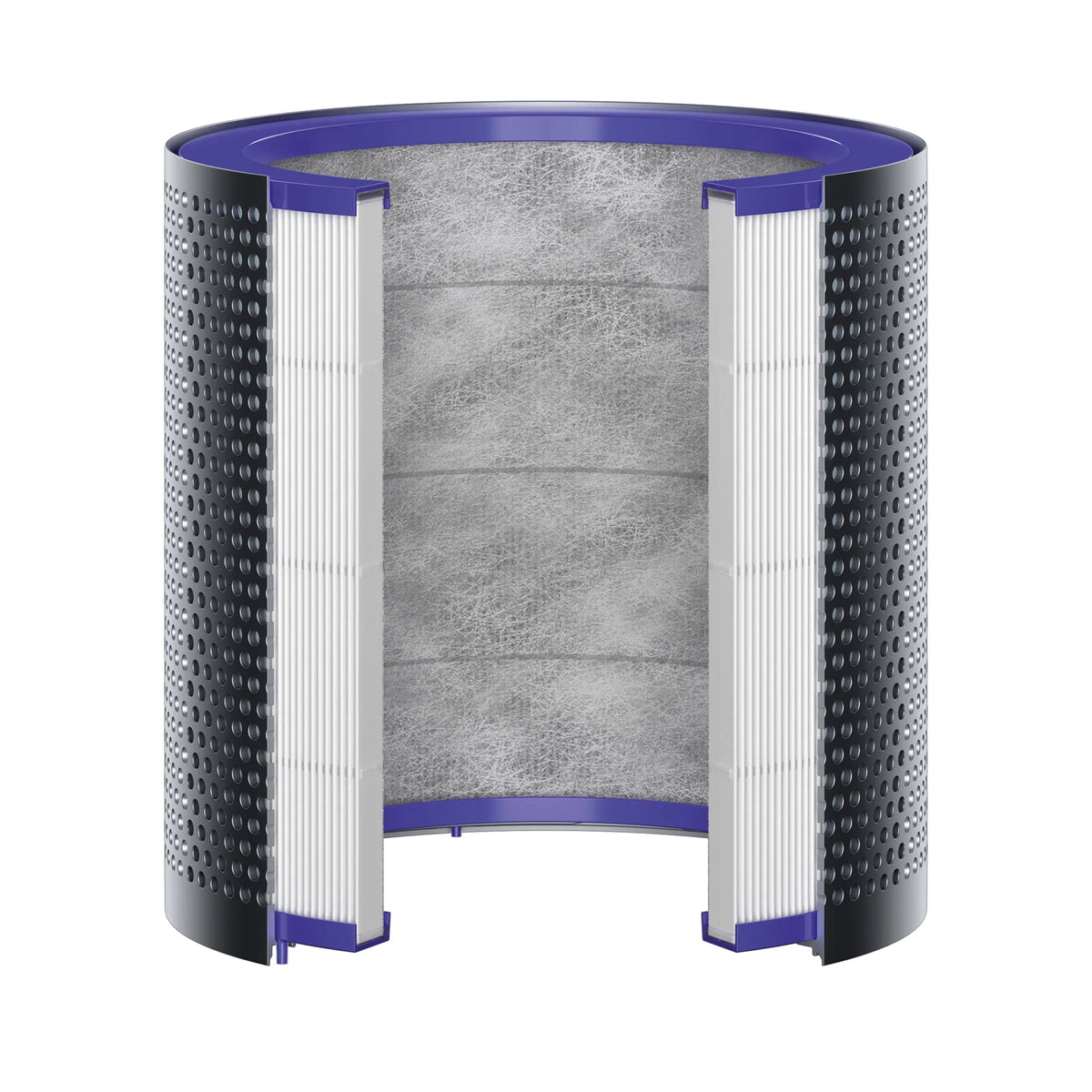 White Silver Tower Air Purifier Fan G1779