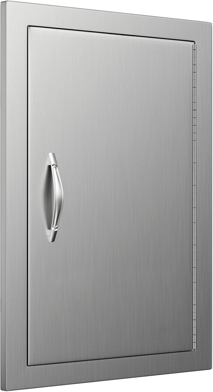 BBQ Access Door 17W x 24H Inch Stainless Steel L434