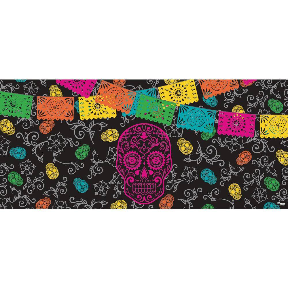 Day of The Dead Halloween Door Mural Sign Banner Decor X28438