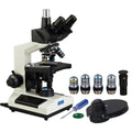 40X-2500X LED Trinocular Compound Microscope with Phase Contrast Kit C2313