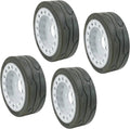 Non-Marking Wheel Assembly with Brake, 12 x 4 Tires, 4 Pack Y5379