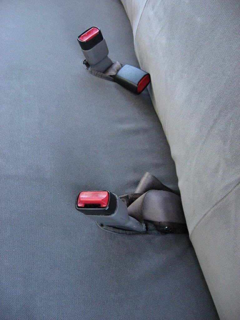Gray Automotive Velor Bench Seat Covers D212