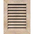 Unfinished Pine Vertical Gable Vent Q3706