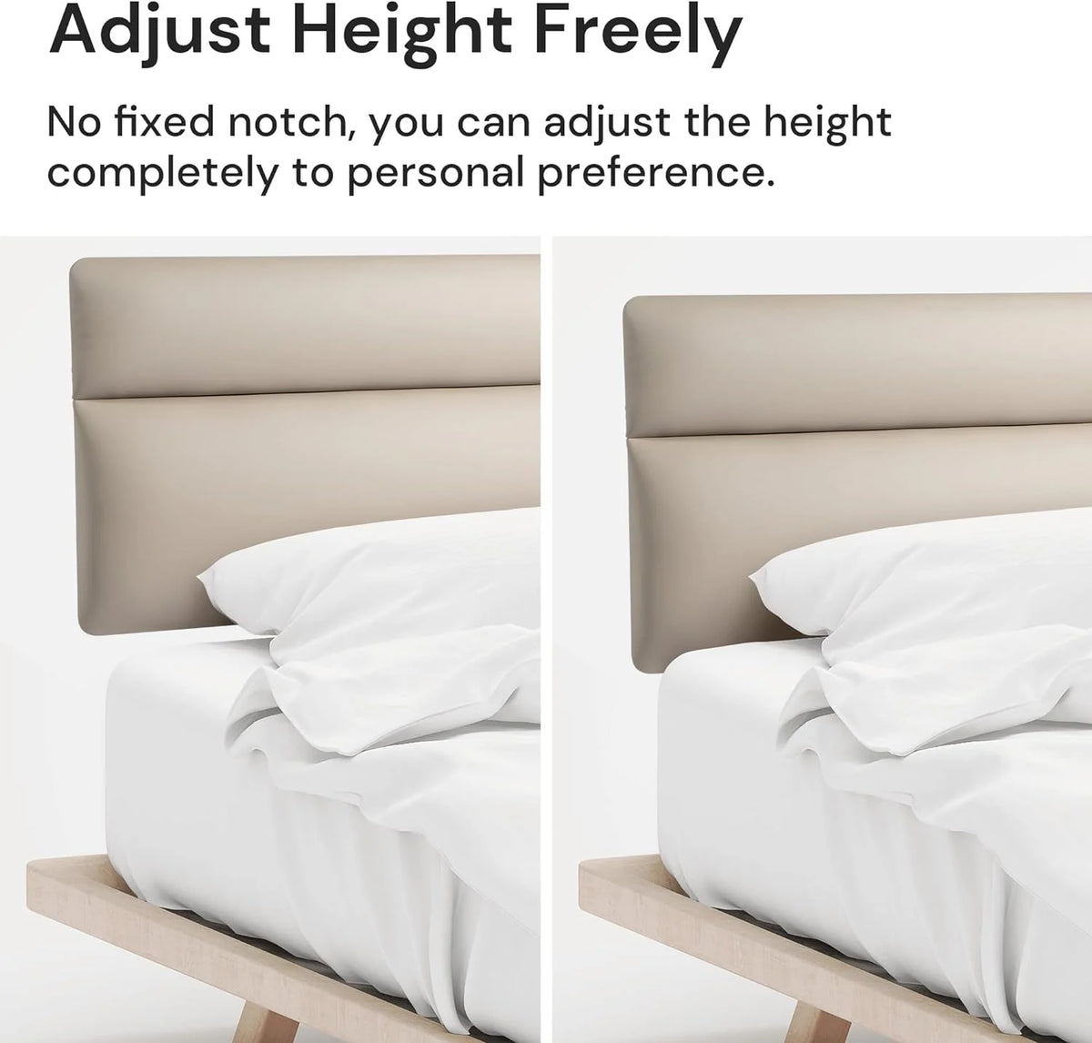 Faux Leather Upholstered Headboard King Size J6186