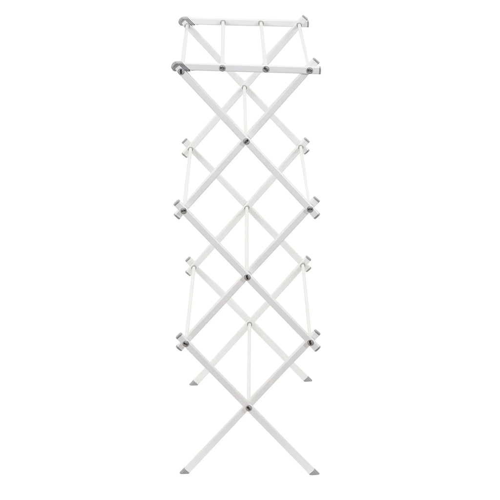 White Collapsible Metal Clothes Drying Rack E1384