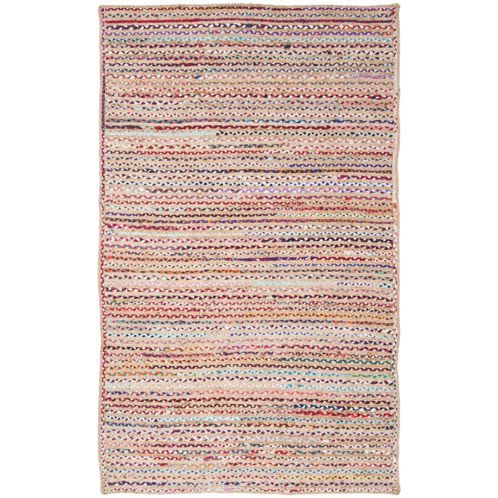 Handwoven Natural Multi Rug J42373