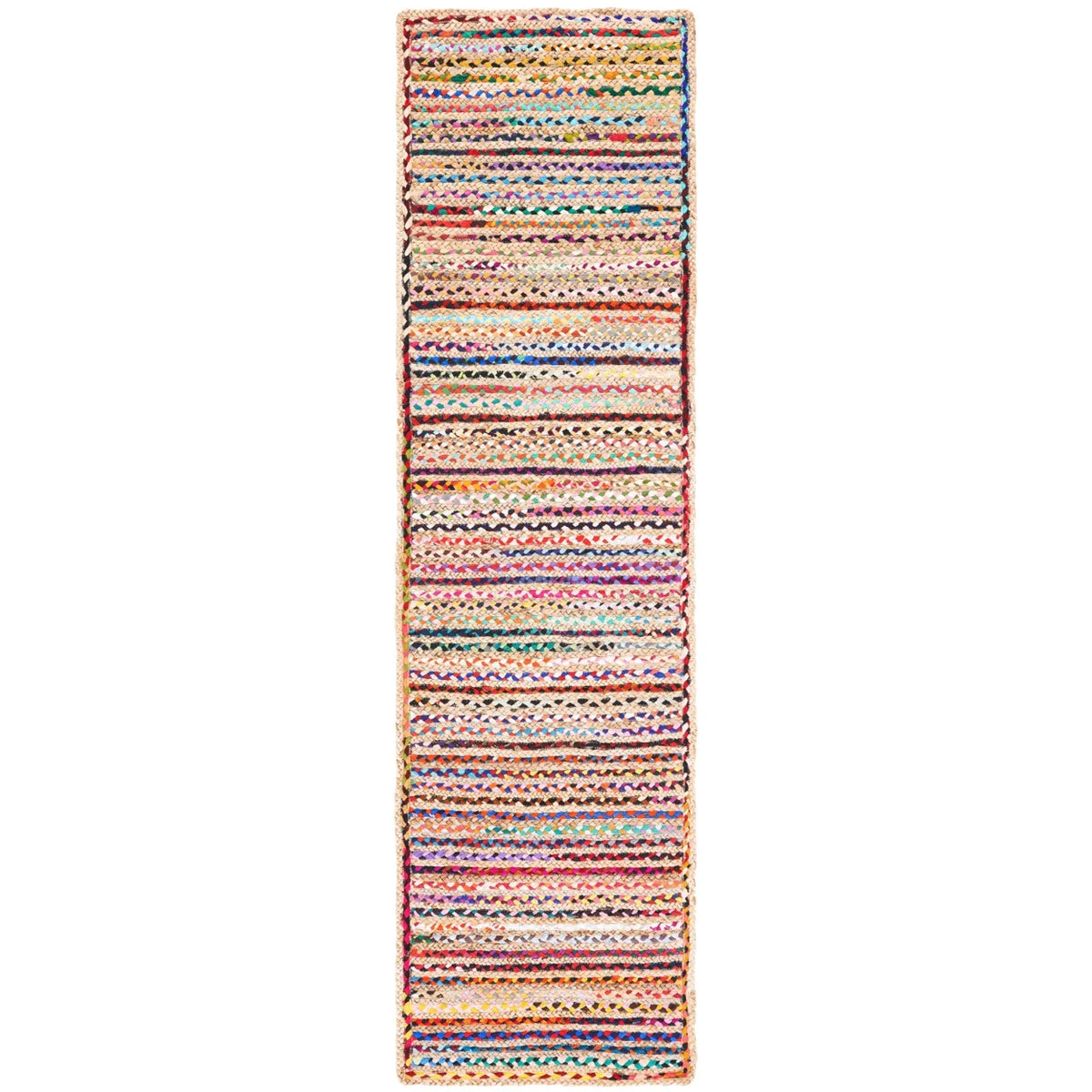 Handwoven Natural Multi Rug J42373