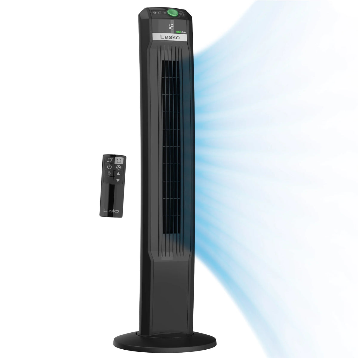 Black Tower Fan with Remote Control X105