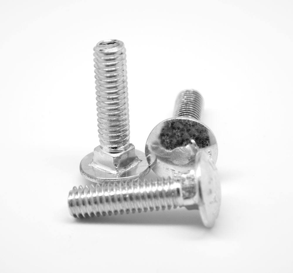 5/8x22-11 x 3 1/4x22 Coarse Thread Grade 5 Carriage Bolt Medium Carbon Steel Zinc Plated Pk 75 O112