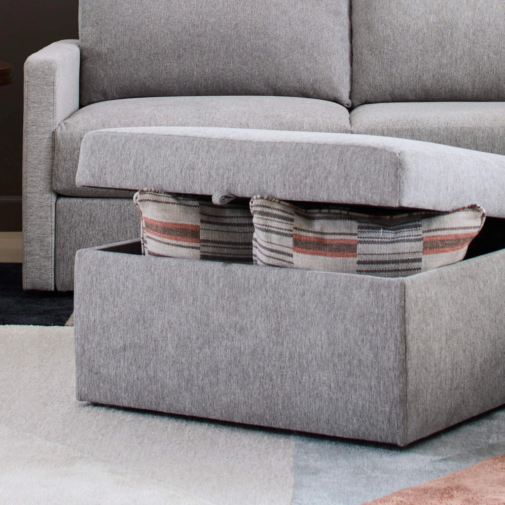 Pebble Ottoman with Storage Y793892