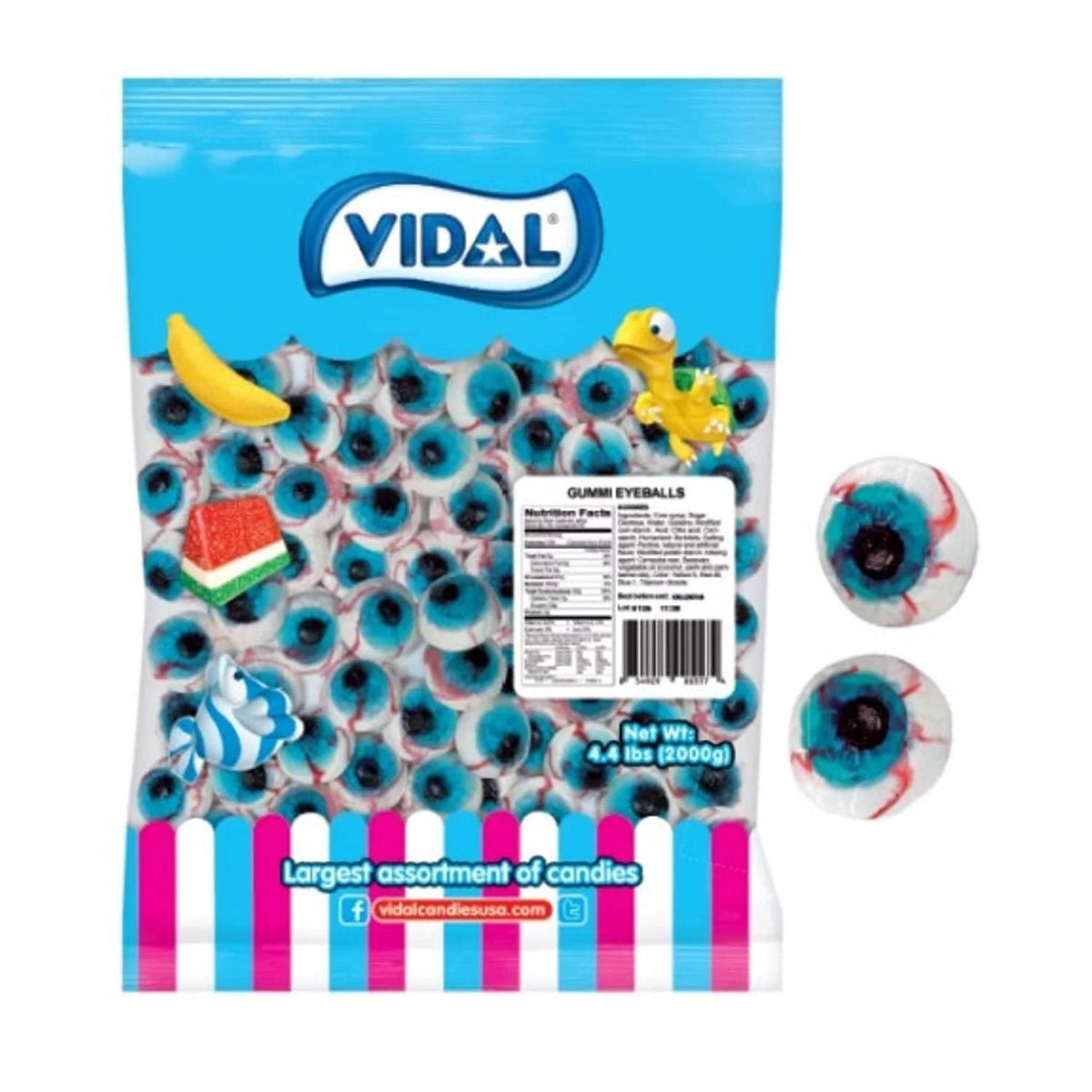 Gummi Eyeballs 4.4 LB Bulk Bag K75823