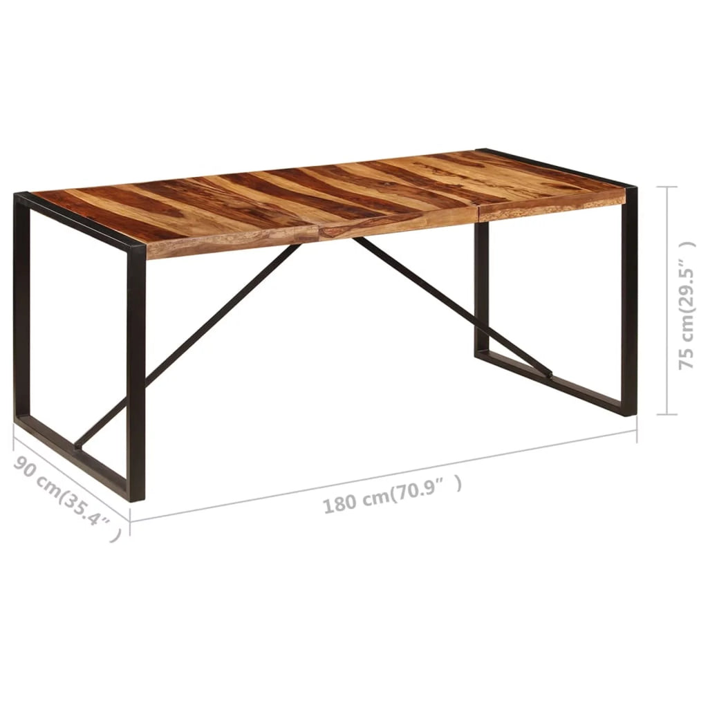 Solid Sheesham Wood Dining Table S41356