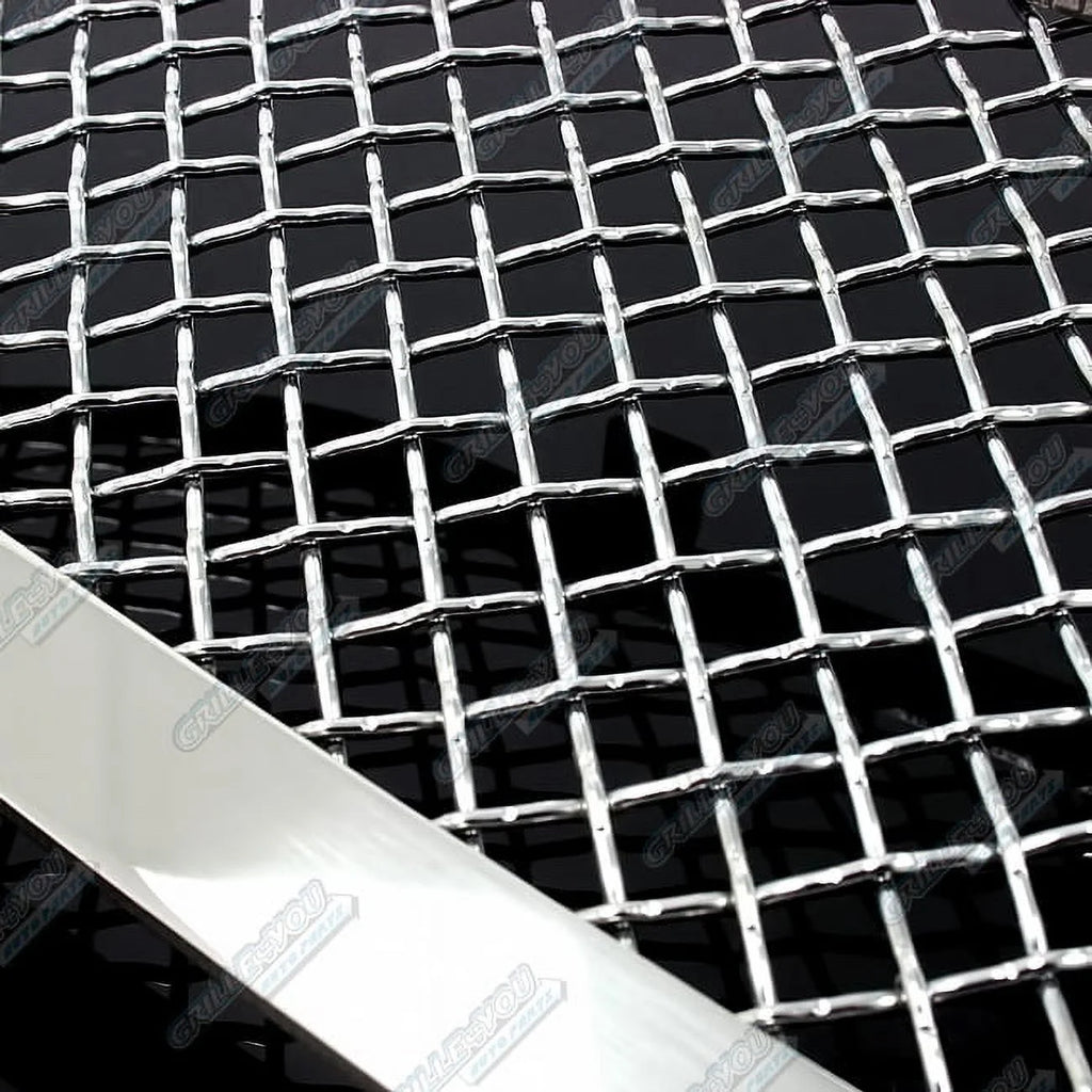 Chrome Mesh Grille Insert X4251