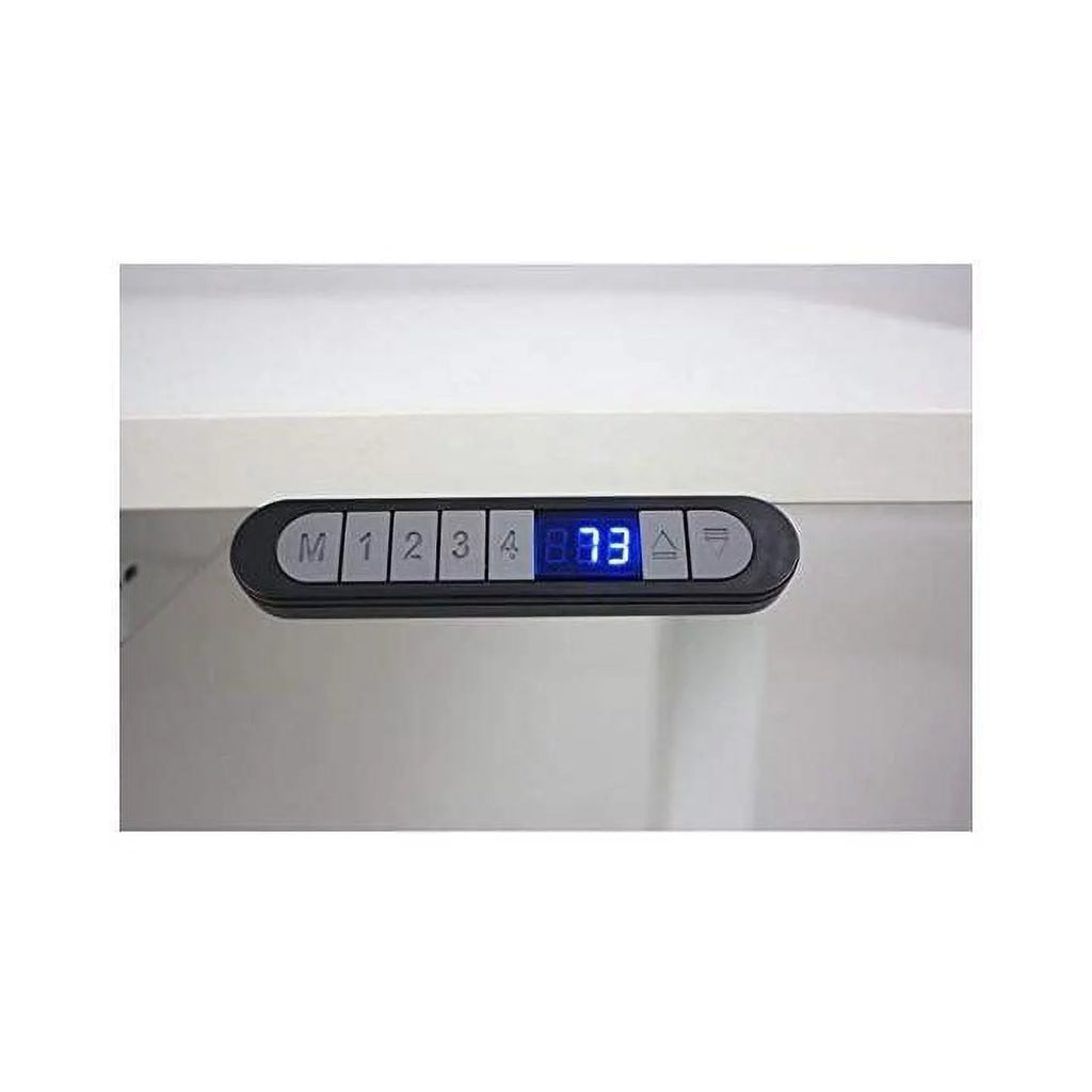 Electric Height Adjustable Desk 24"x48" Snow White V952732