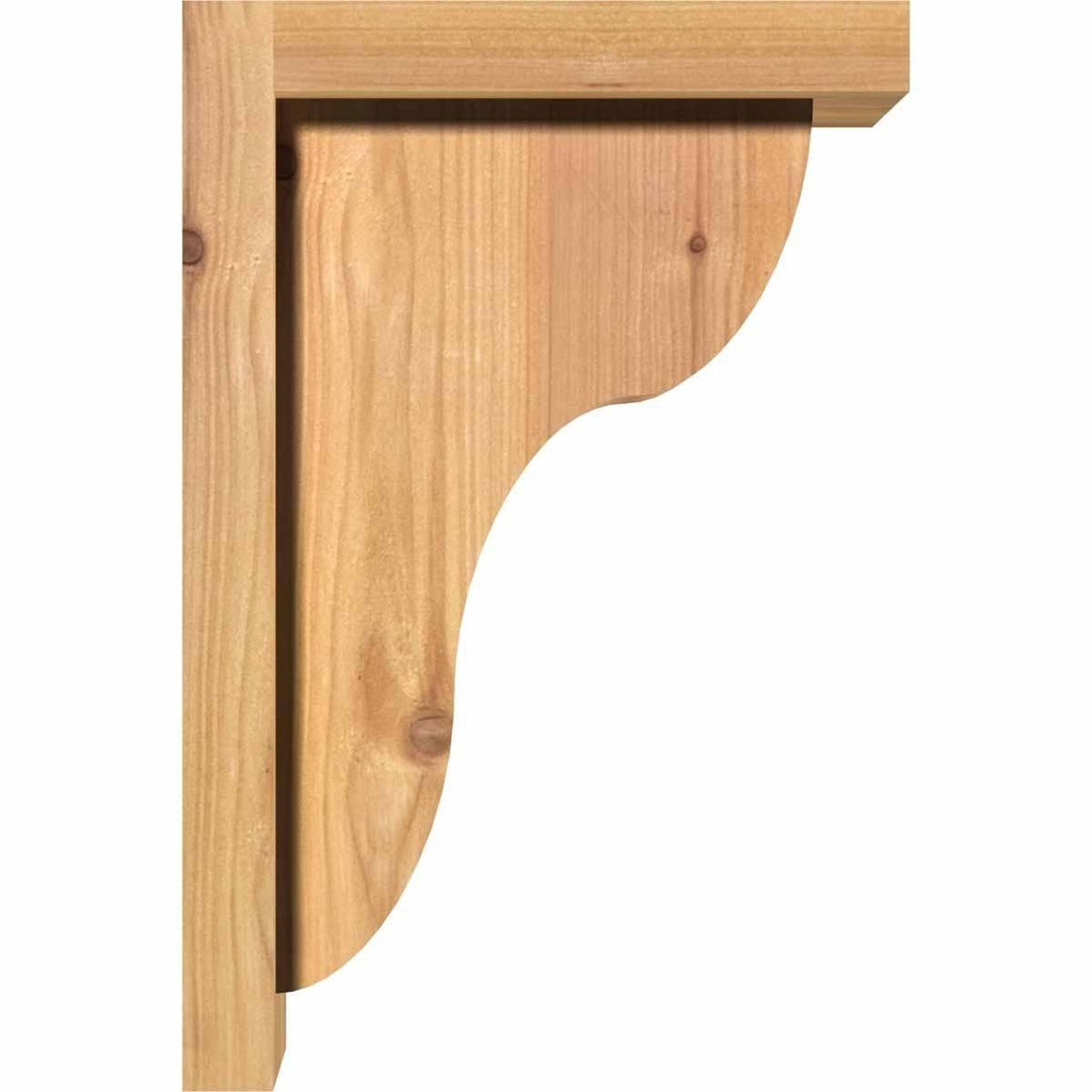 5 1/2x22W x 10x22D x 14x22H Western Red Cedar Corbel R33211