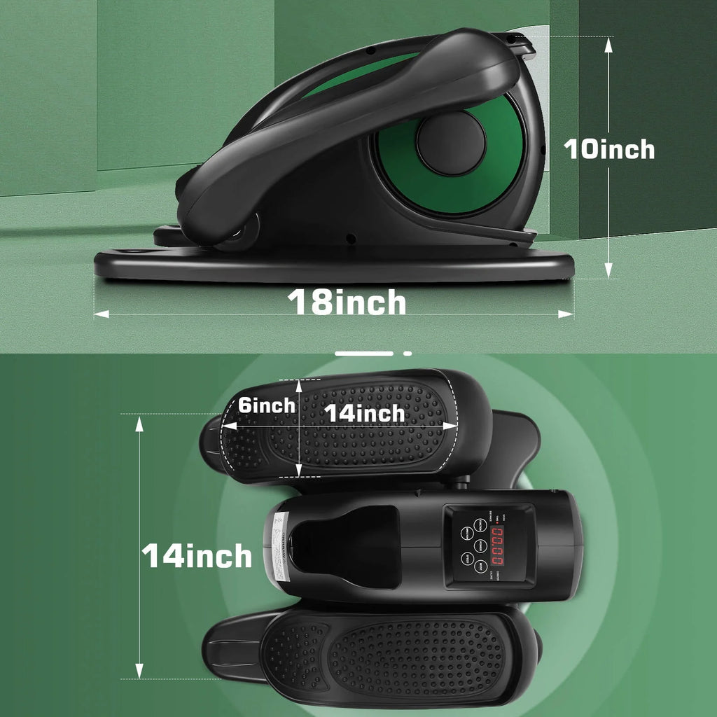 Under Desk Elliptical Machine with LCD Monitor Q53076