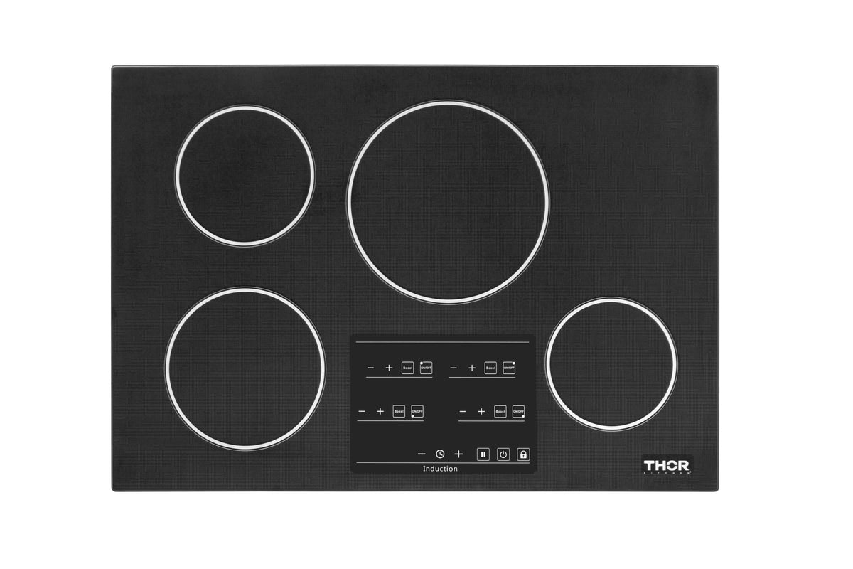 30 in. Black Induction Cooktop with 4 Elements X442010