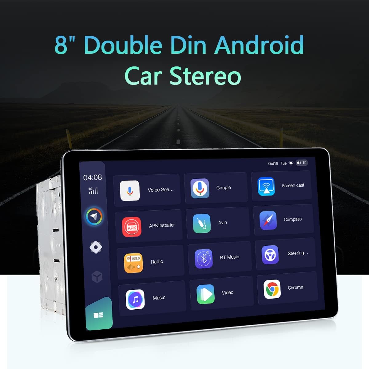 8 Inch Touch Screen Car Stereo with 4GB RAM 64GB ROM H5811