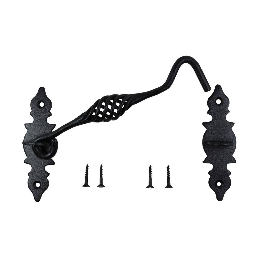 Black Wrought Iron Birdcage Cabin Hook I304363
