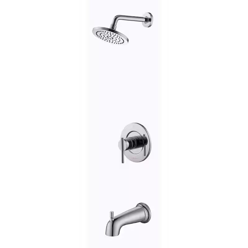 Single-Handle 1-Spray Tub and Shower Faucet 1.8 GPM Polished Nickel G7447