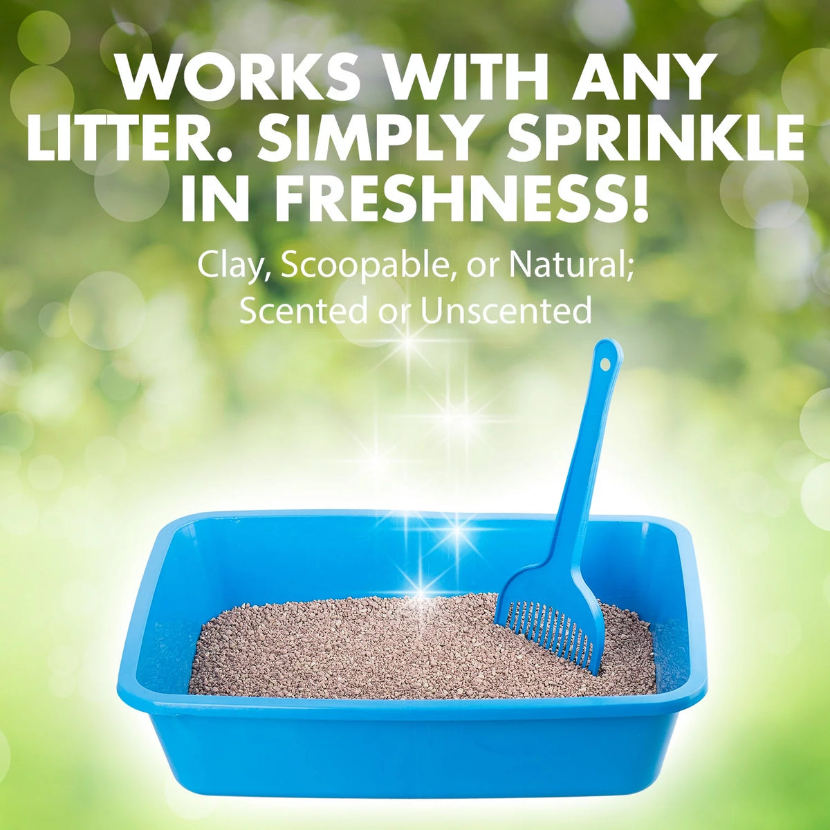 Cat Litter Deodorizer with Baking Soda, 30oz F485354