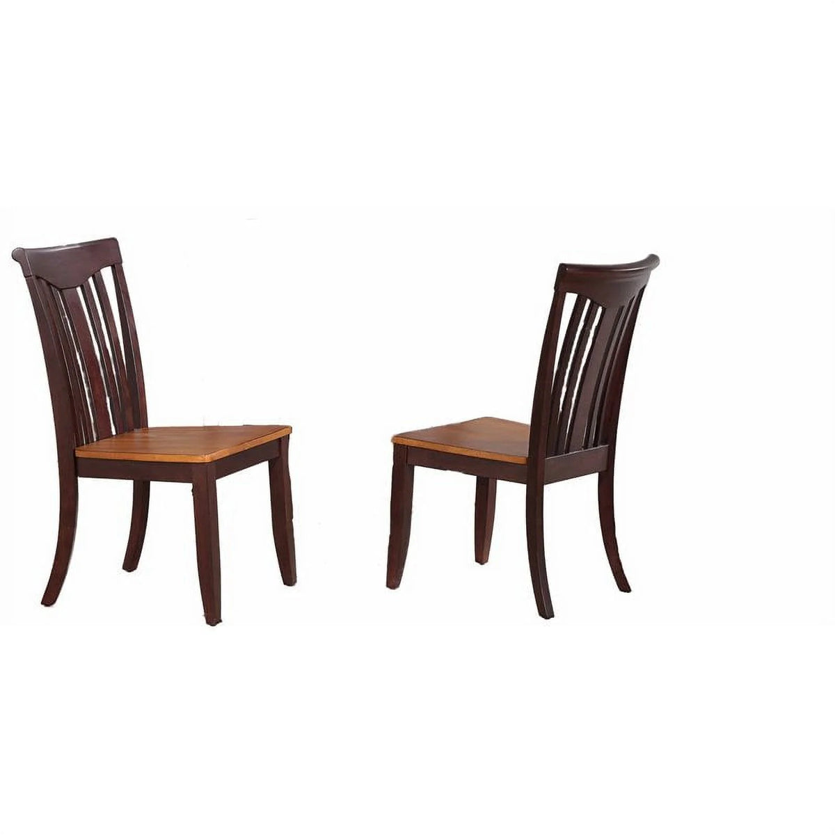5 Pc Slat Back Rubberwood Dining Set J56950